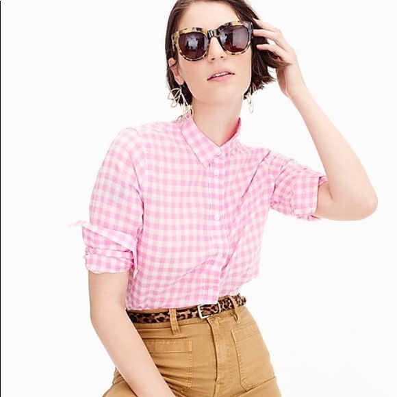 J. Crew Tops - J. Crew crinkled Boy Shirt NWT! 🌸